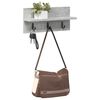 vidaXL Wall-Mounted Coat Rack Concrete Grey 40 x 10.5 x 18 cm