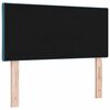 vidaXL LED Headboard with Headboard Dark Blue 100 cm Faux Leather