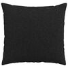 vidaXL Sofa Pillows 2 pcs Black 50 x 50 cm Fabric