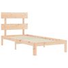 vidaXL Bed Frame without Mattress Small Single Solid Wood Pine