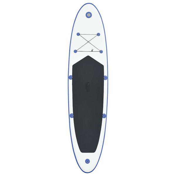 vidaXL Inflatable Stand Up Paddleboard Set Blue and White