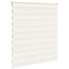 vidaXL Zebra Blind Marble Beige 135x100 cm Fabric Width 130.9 cm Polyester