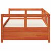 vidaXL Daybed without Mattress Wax Brown 90x200 cm Solid Wood Pine
