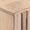 vidaXL Bedside Cabinet 40x34x46 cm Solid Wood Bleached Mango