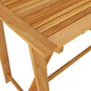 vidaXL Garden Bar Table 140x70x104 cm Solid Acacia Wood