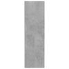 vidaXL Wall Shoe Cabinet Concrete Grey 60x18x60 cm Engineered Wood