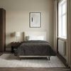 vidaXL Summer Duvet Quilted Anthracite 155 x 200 cm