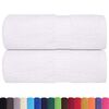 vidaXL Washcloths "FROGN" 2 pcs White 15x21 cm 360 gsm