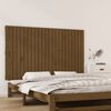 vidaXL Wall Headboard Honey Brown 147x3x90 cm Solid Wood Pine