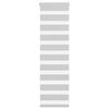 vidaXL Zebra Blind Light Grey 45x100 cm Fabric Width 40.9 cm Polyester