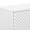vidaXL Highboard White 80x35x135 cm Steel