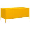 vidaXL Coffee Table Mustard Yellow 101.5x50x43.5 cm Cold-rolled Steel