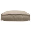 vidaXL Cushion 6 pcs Taupe 40 x 40 x 8 cm Oxford Fabric