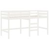 vidaXL Kids' Loft Bed without Mattress with Ladder White 90x190 cm Single