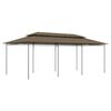 vidaXL Gazebo 600x298x270 cm Taupe 180 g/m²