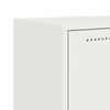 vidaXL Highboard White 68.5x38.5x107 cm Steel