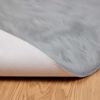 vidaXL Faux Sheepskin Rug Tafalla Grey &Oslash; 120 cm Polyester