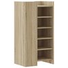 vidaXL Shoe Cabinet Sonoma Oak 52x37.5x100 cm Engineered Wood