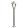 vidaXL Outdoor Floor Lamp Silver 80 cm Stainless Steel