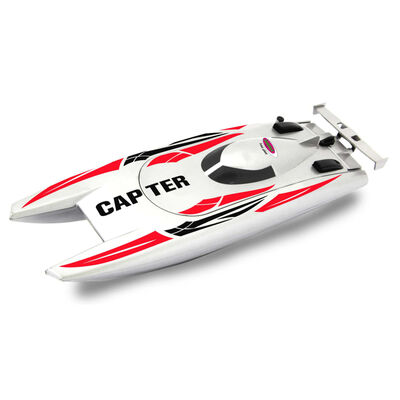 JAMARA RC Speedboat Capter White and Red 2.4 GHz