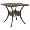 vidaXL Garden Table Set 3 pcs Bronze Cast Aluminium