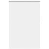 vidaXL Roller Blind Blackout White 145x230 cm Fabric Width 141.6 cm Polyester