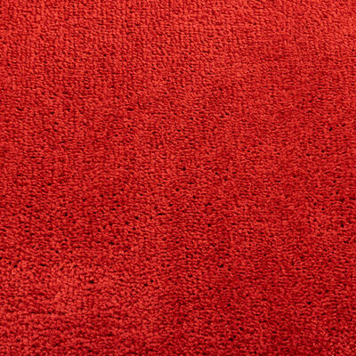 vidaXL Rug OVIEDO Short Pile Red 200x200 cm
