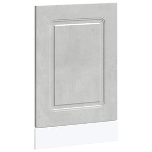 vidaXL Dishwasher Panel&nbsp;Kalmar&nbsp;Concrete Grey&nbsp;45x1.5x57 cm Engineered Wood