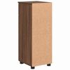 vidaXL Bathroom Cabinet with Drawer Brown Oak 30 x 35 x 80 cm