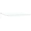 vidaXL Retractable Awning White 500 x 300 x 165 cm