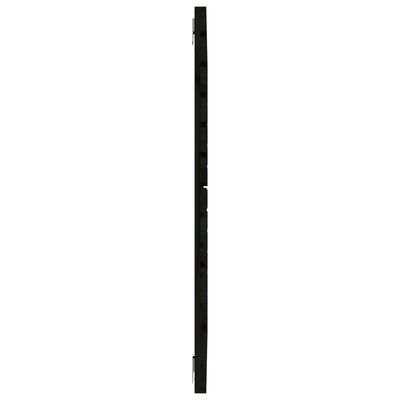 vidaXL Wall Headboard Black 81x3x91.5 cm Solid Wood Pine