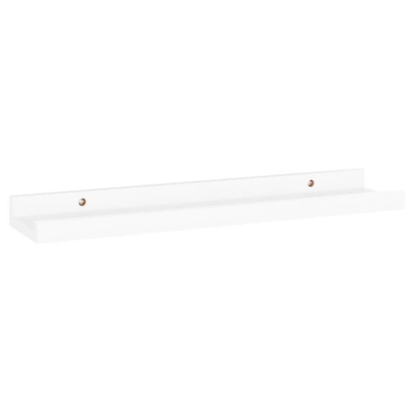 vidaXL Wall Shelves 4 pcs White 40x9x3 cm