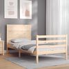 vidaXL Bed Frame without Mattress 90x200 cm Solid Wood