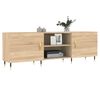 vidaXL TV Cabinet Sonoma Oak 150x30x50 cm Engineered Wood
