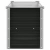 vidaXL Garden Raised Bed Anthracite 160x40x45 cm Galvanised Steel