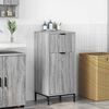 vidaXL Bathroom Cabinet with Drawer Grey Sonoma 39.5 x 36 x 88 cm