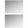 vidaXL Stair Tread 2 pcs 70 x 50 cm Silver Aluminium Rectangular