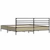 vidaXL Bed Frame without Mattress Sonoma Oak 180x200 cm Super King