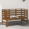 vidaXL Garden Bench Honey Brown 111.5x53x71 cm Solid Wood Pine