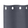 vidaXL Blackout Curtains with Rings 2 pcs Anthracite 260 x 140 cm