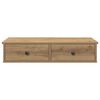 vidaXL Wall Shelf with Drawers Artisian Oak 80x31x17 cm Engineered Wood