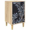 vidaXL Bedside Cabinet DOKKUM Sonoma Oak 36 x 33 x 60 cm