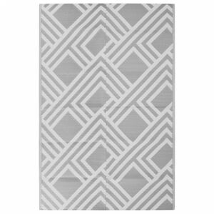 vidaXL Outdoor Carpet ARAKIL Grey 190x290 cm PP