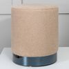 Venture Home Pouffe Benji 35x35x42.5 cm Teddy Beige and Black