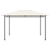 vidaXL Gazebo 384x281x270 cm Cream 180 g/m&sup2;