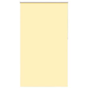 vidaXL Roller Blind Blackout Yellow 140x230 cm Fabric Width 136.6 cm Polyester