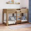 vidaXL Bunk Bed for Kids Artisan Oak 80 x 190 cm Engineered Wood