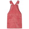Kids' Overall Dress Corduroy Pink 140