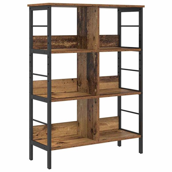 vidaXL Bookshelf Old Wood 82 x 32 x 112 cm Engineered Wood