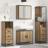 vidaXL Bathroom Furniture Set 4 pcs Artisan oak Engineered wood